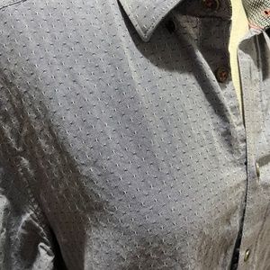 Ted Baker Gray Casual Button Down Shirt